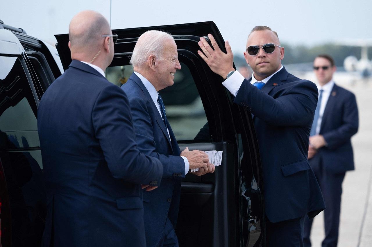Travelling with the US president onboard the Air Force One include US National Security Adviser Jake Sullivan, Deputy Chief of Staff Jen O'Malley Dillon, and Director of Oval Office operations Annie Tomasini
