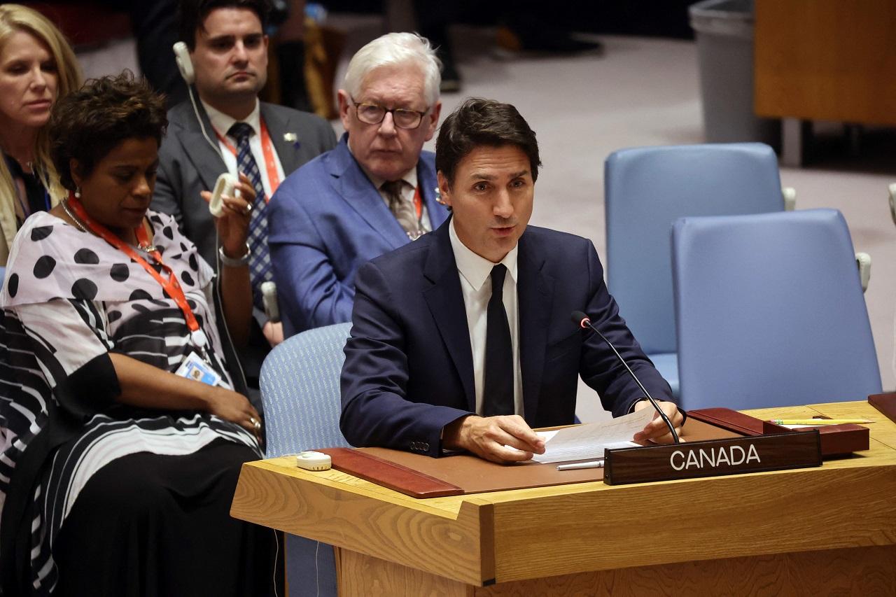 When asked whether his government will take any retaliatory measures following India's suspension of visa services for Canadians, Trudeau said that his government was not looking to provoke or cause problems