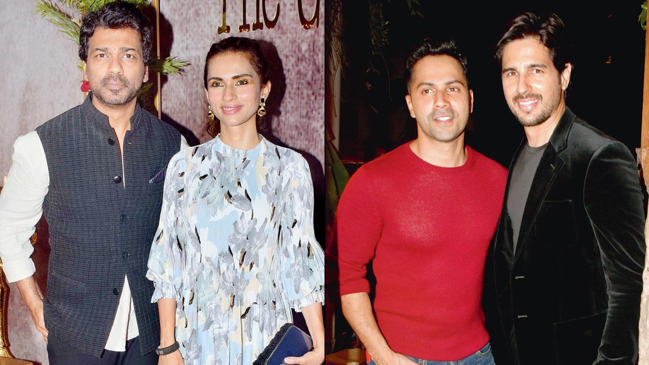 Varun Dhawan, Sidharth Malhotra, Nikhil and Gaurie Dwivedi