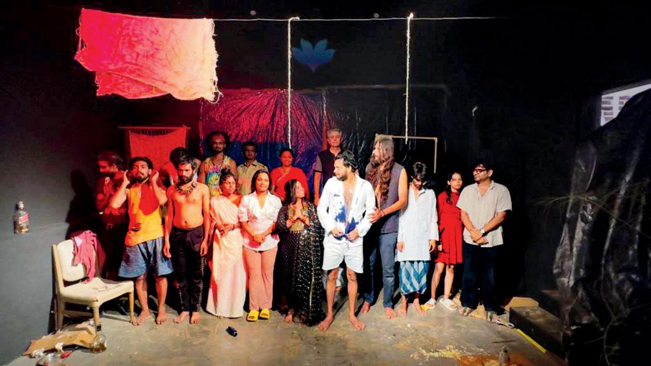A moment from the play 