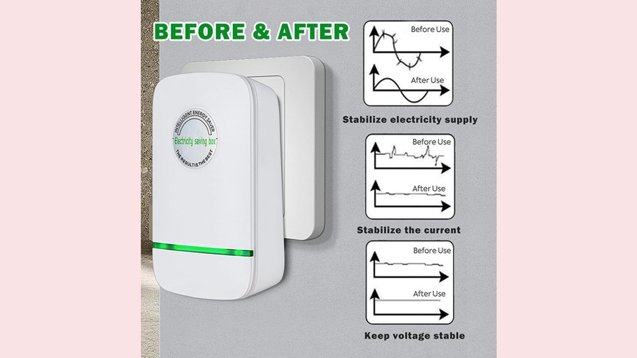 Stop Watt Energy Saver Household Plastic Electricity Saver Anti Theft