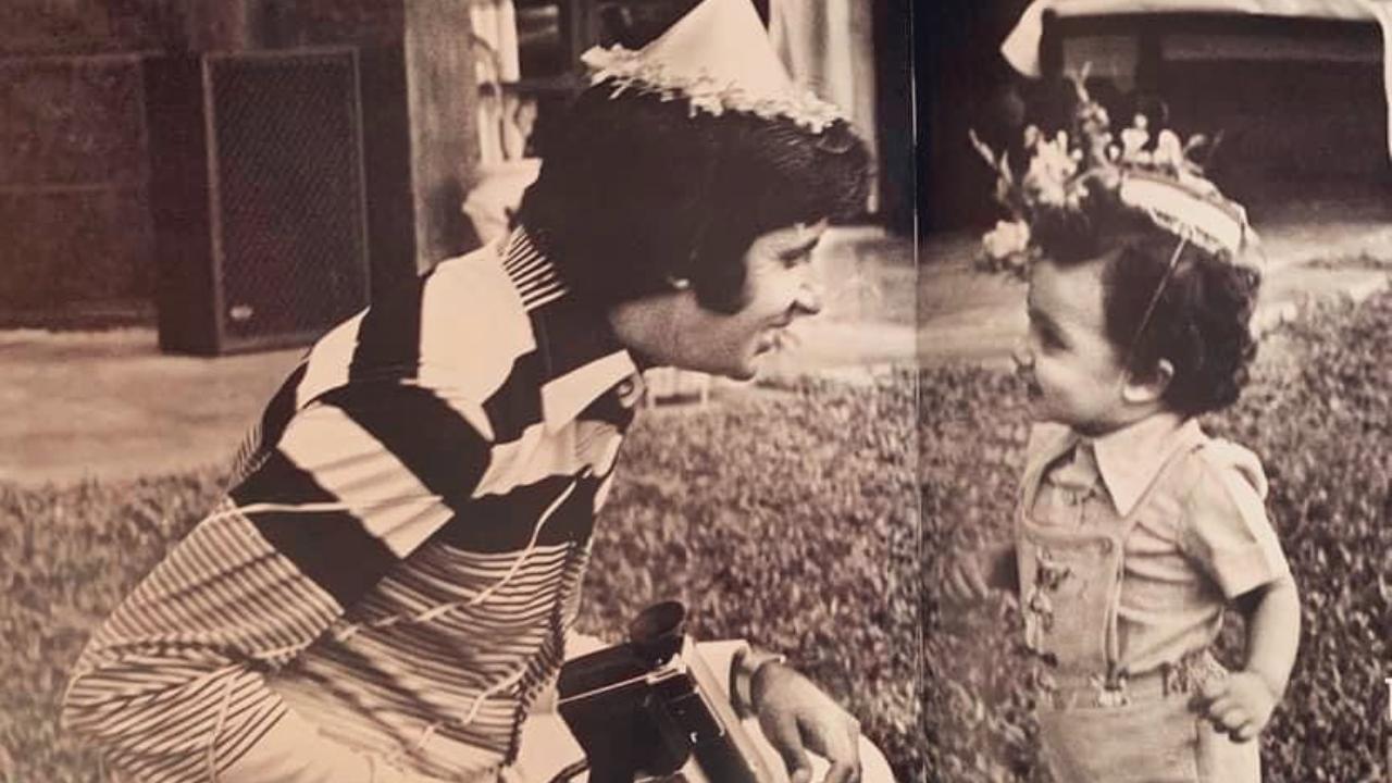 Amitabh Bachchan revisits Abhishek Bachchan's childhood with major throwback picture, check out