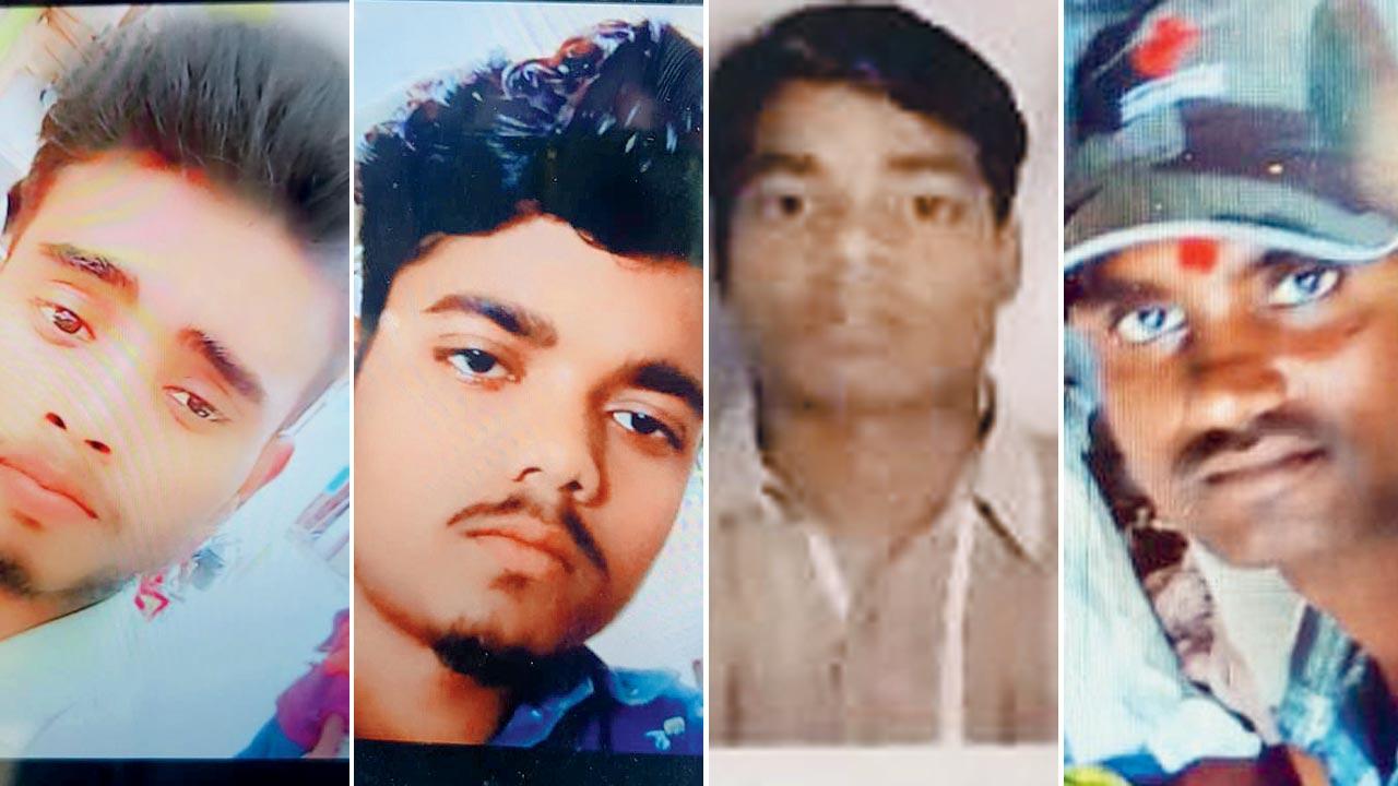 Rupesh Das, Sunil Das, Mithilesh Kumar Vishwakarma and Kari Das