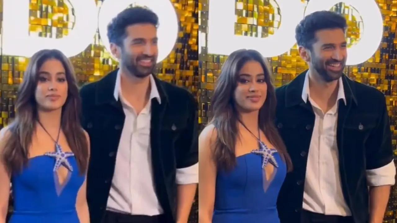 On Thursday evening, Janhvi Kapoor and Aditya Roy Kapur were spotted together at an event in the city. The pair looked stunning together as they posed for the paparazzi. Read More