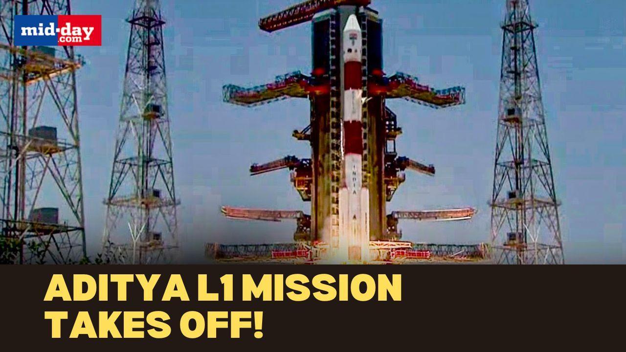 Aditya L1 mission takes off with PSLV-57 rocket