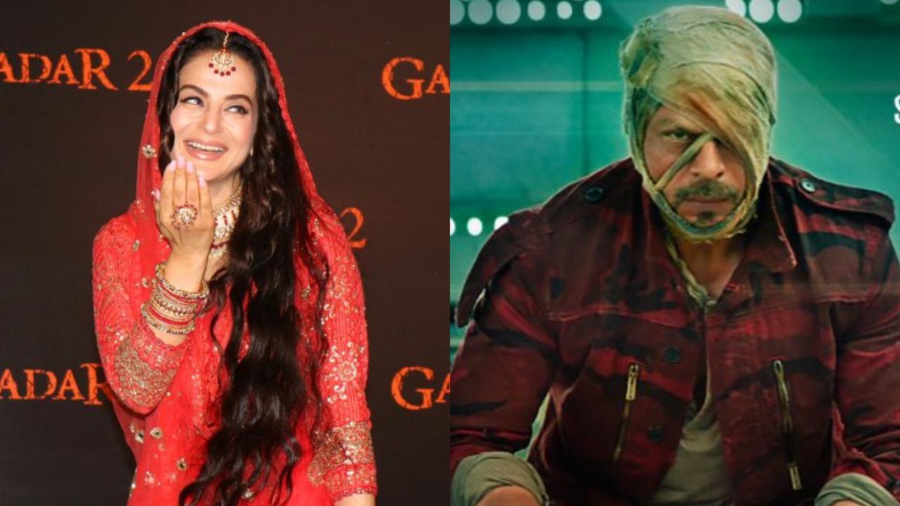 Jawan: Ameesha Patel lauds Shah Rukh Khan for creating 'Gadar' at the Box Office