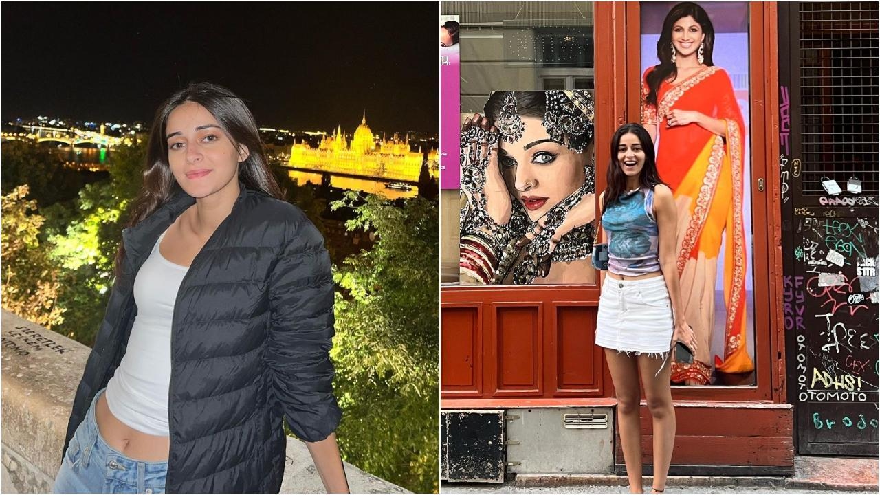 Ananya Panday's Budapest vacation gets a Shilpa Shetty and Aishwarya Rai touch