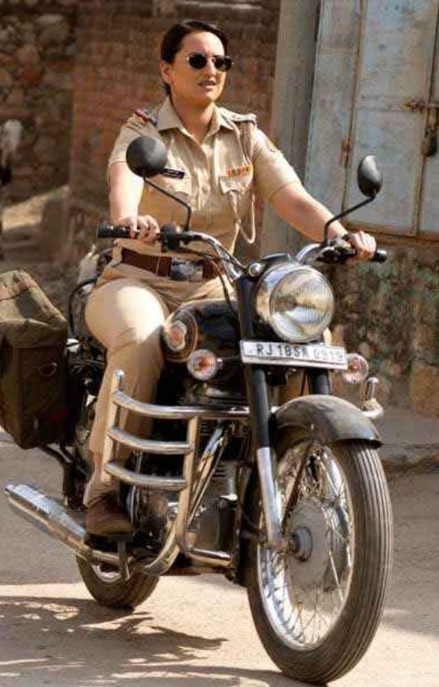 Sonakshi Sinha
The actress learnt to ride a bike for her cop role in Dahaad. The actress now takes out her bike late night for rides