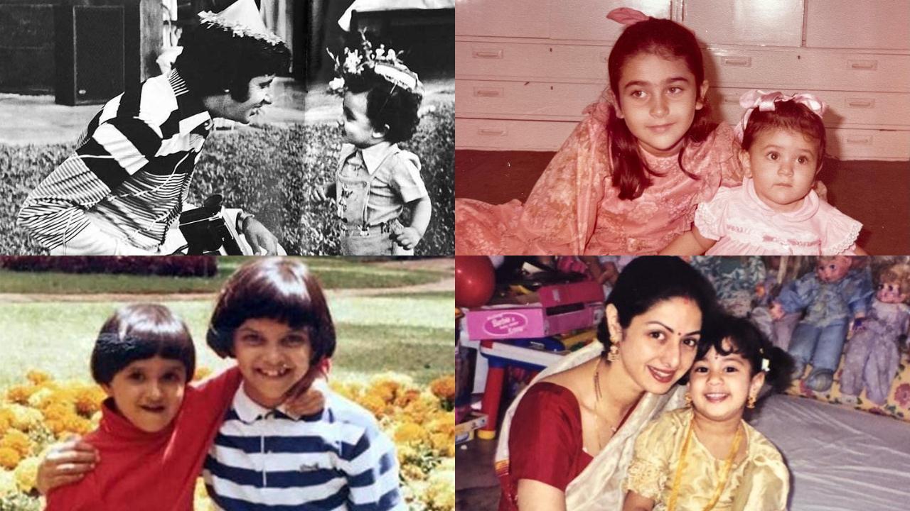 Adorable childhood pictures of Bollywood stars that will make you go awww
