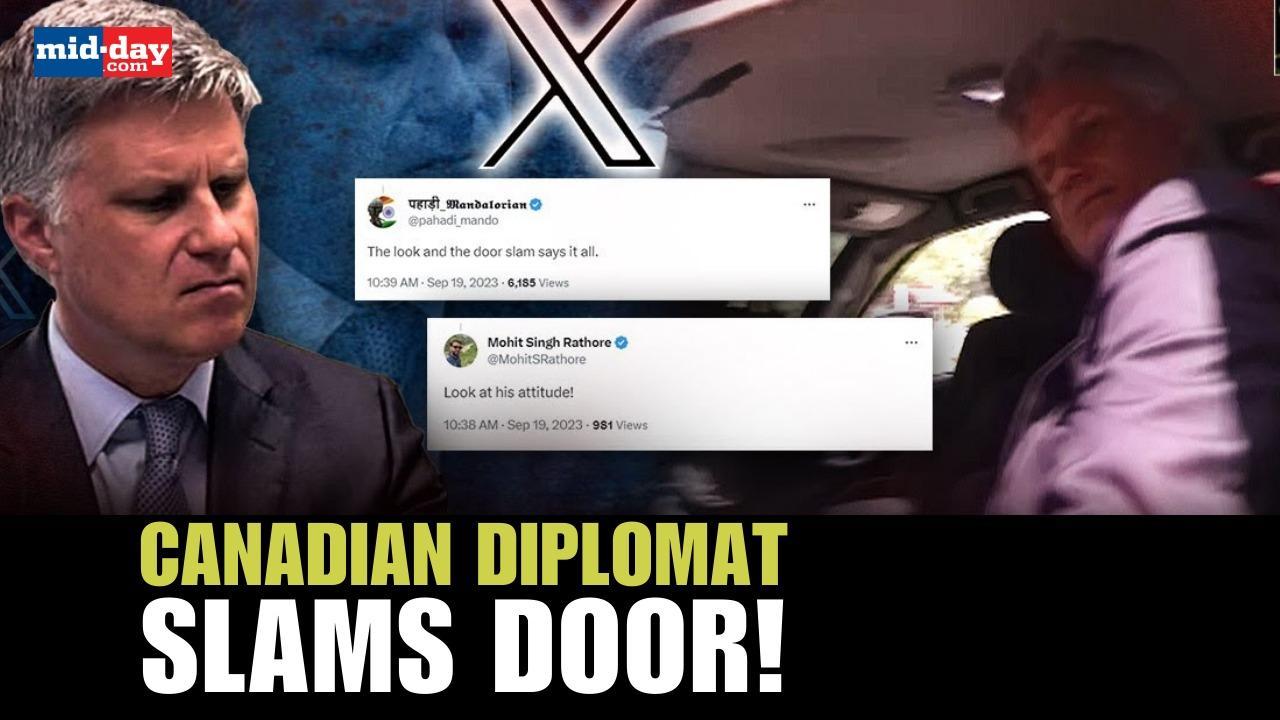 Canadian diplomat Cameron MacKay draws netizens' ire as he slams his car door