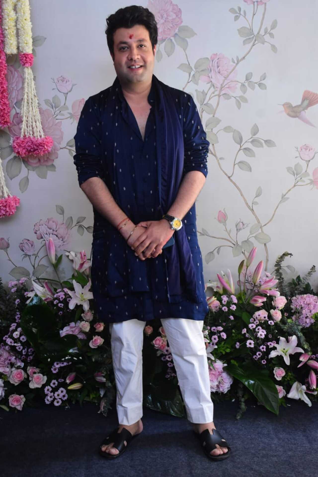 Varun Sharma was later spotted as he went to attend Arpita Khan's Ganesh Chaturthi celebration 
