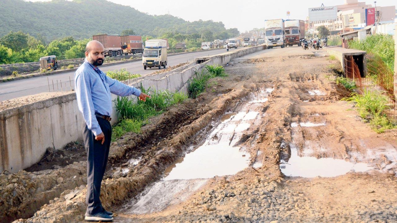 Chaos on Mumbai-Nashik Highway: Potholes and widening work snarl traffic