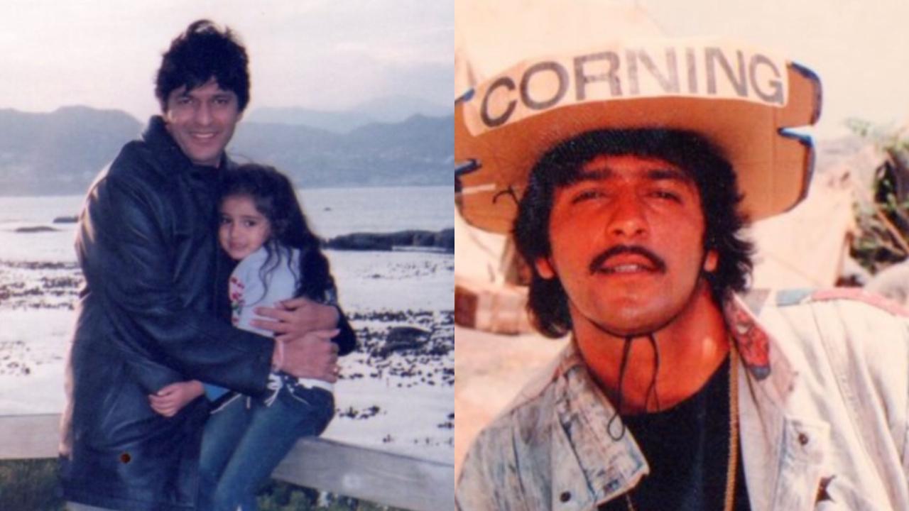 Ananya Panday wishes father Chunky Panday on his birthday with throwback pics