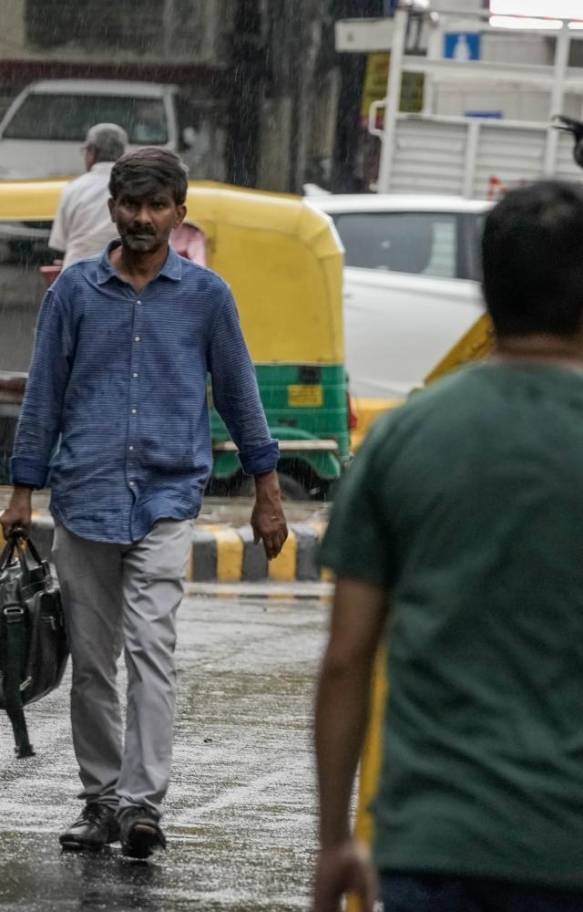 Areas including RK Puram, Lok Kalyan Marg, India Gate witnessed fresh showers