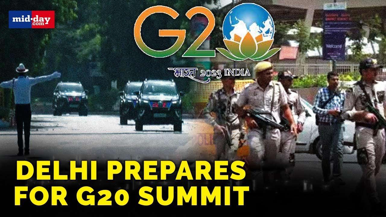 G20 Summit: Traffic Police conducts full dress rehearsals ahead of G20