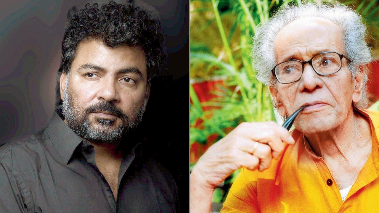 Danish Husain; (right) Habib Tanvir. Pic Courtesy/Wikimedia Commons