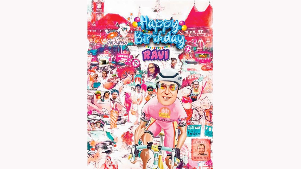 Cyclists, cakes and collages 