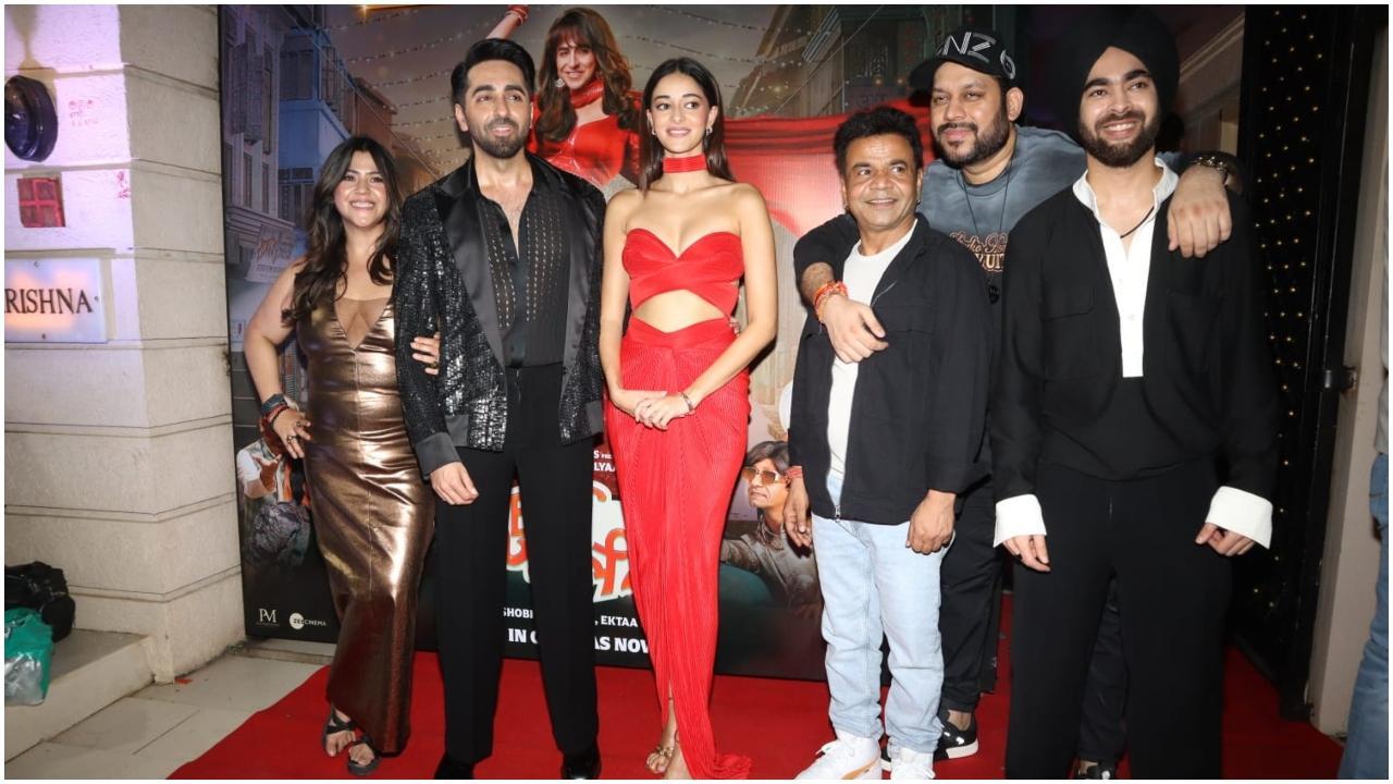 Ayushmann Khurrana, Ananya Panday and other celebs at Dream Girl 2 success party