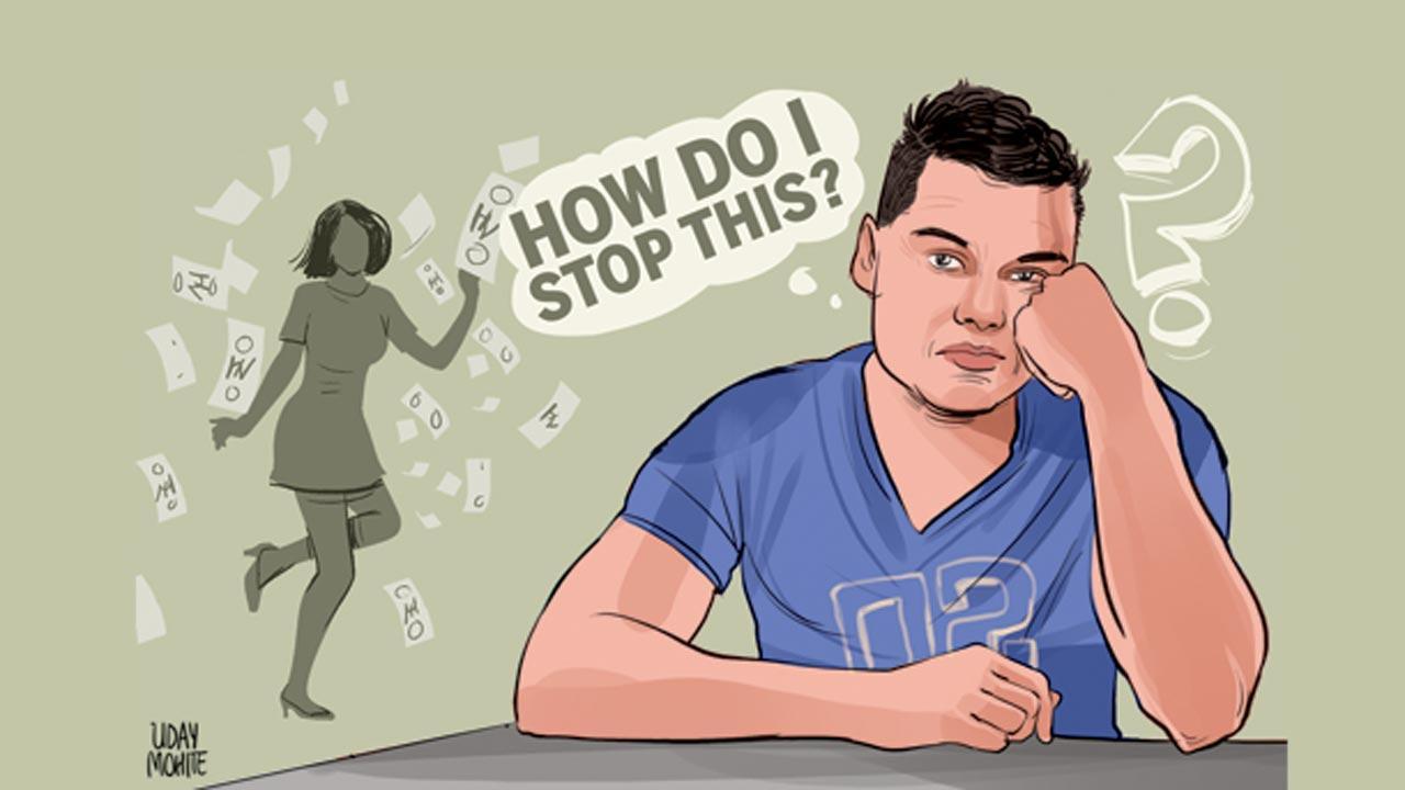 Her spending is a serious problem...