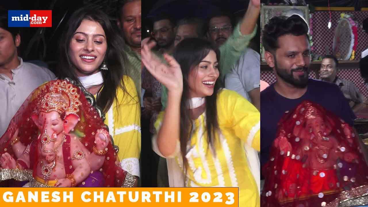 Ganesh Chaturthi 2023: Rahul Vaidya & Aparna Dixit's Ganpati Dance In Joy