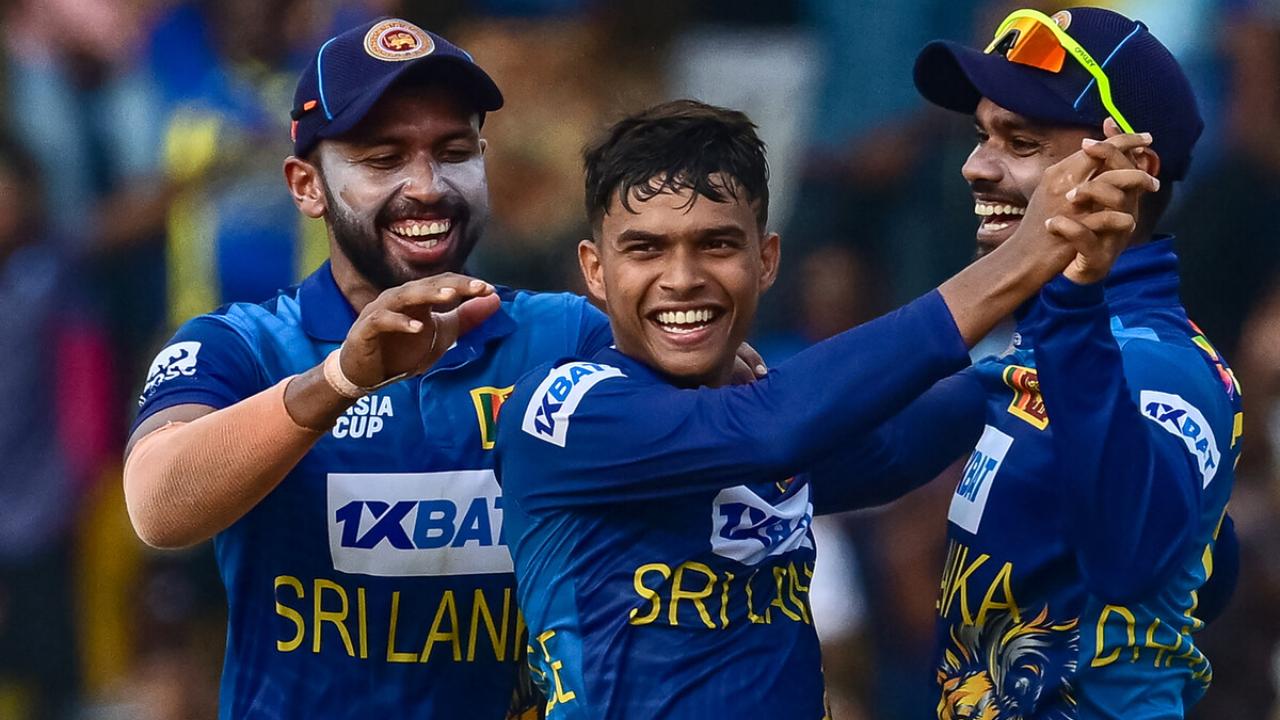 Sri Lanka's 20-year-old Dunith Wellalage destroys India's batting order with his left-arm spin bowling. He picked wickets of Shubman Gill, Rohit Sharma, Virat Kohli, KL Rahul and Hardik Pandya