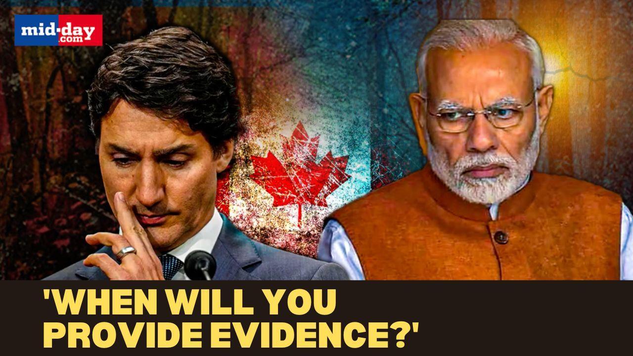  Justin Trudeau gets asked about evidence on his allegations against India