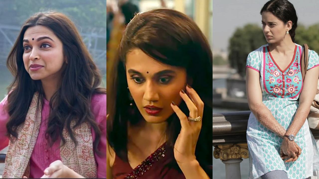 Fashion in the 2010s and onwards 
The 2010s heralded an era of progressive cinema, spotlighting female-driven narratives that championed not just women's empowerment in dialogue but also in style and persona.
Kangana Ranaut transformed an ordinary character into a veritable fashion icon with her journey to Paris in 'Queen'. Similarly, Deepika Padukone brought a vibrant touch to everyday attire in 'Piku'. The era emphasized relatable, everyday fashion that reflected societal trends. Whether it was Taapsee Pannu's sarees in 'Thappad' or Kangana Ranaut's attire in 'Panga', the message was clear: personalize fashion and make it authentically yours.
 
 