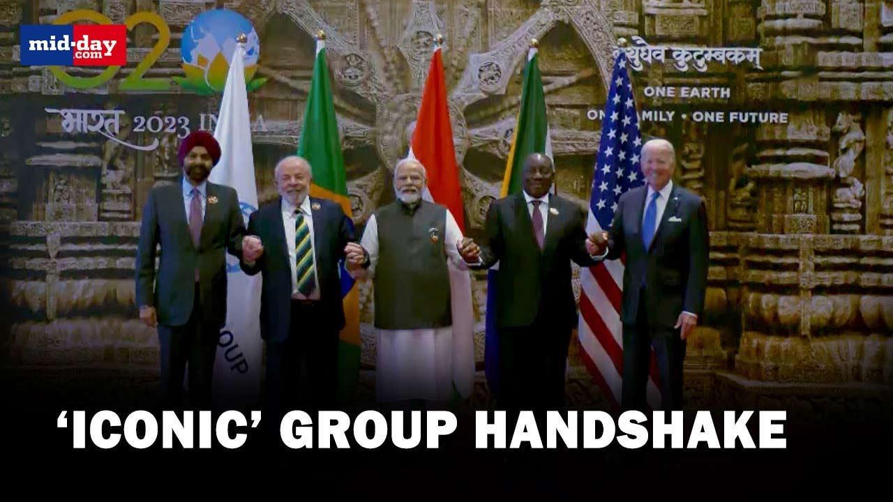G20 Summit 2023: World leaders shake hands, pose for photos in Delhi