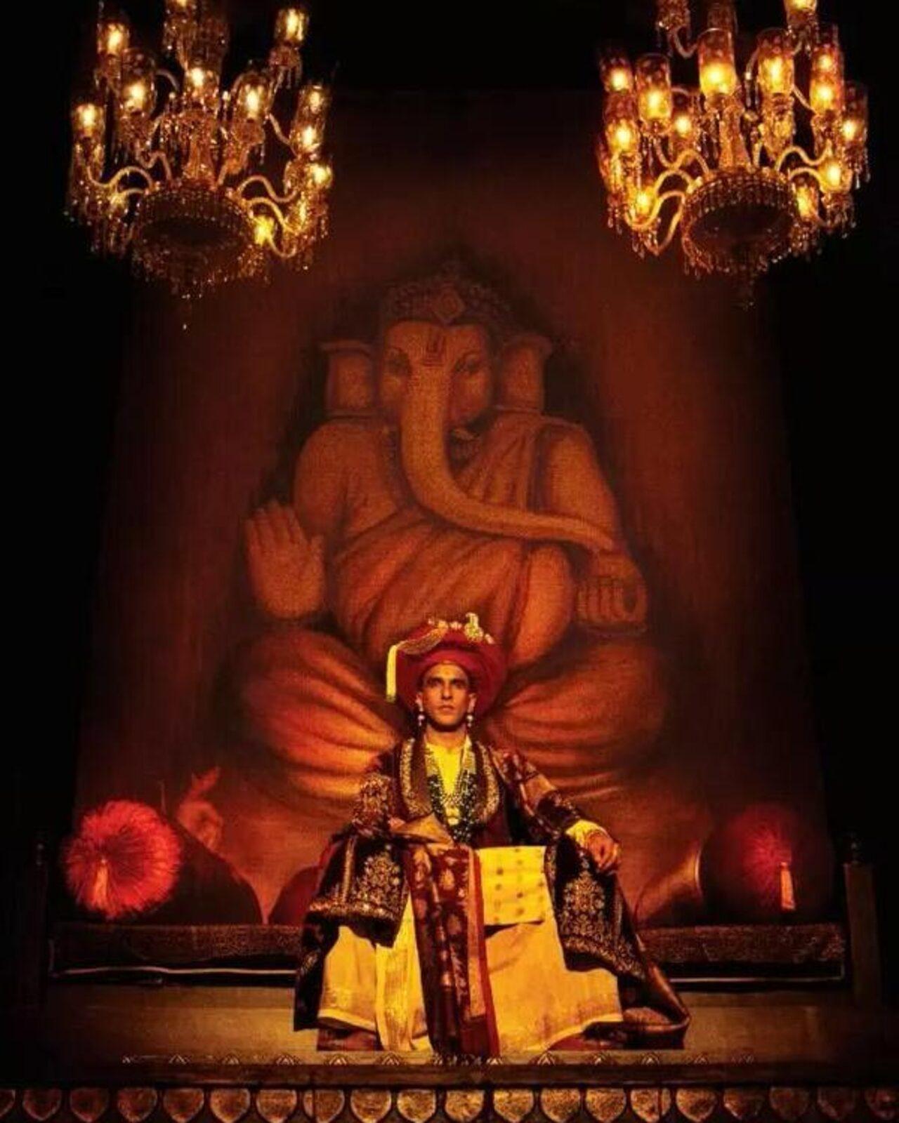 The song Gajanana from 'Bajirao Mastani' is performed as a grand religious procession within the film, showcasing the Peshwa's devotion to Lord Ganesha