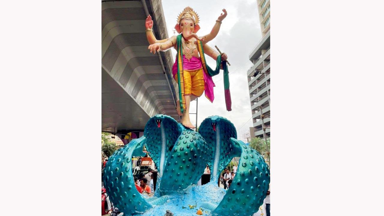 Mumbai: Paper and plastic power city pandals!