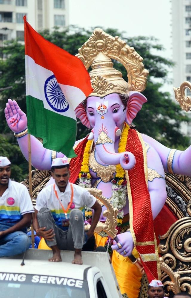 Ganeshotsav is a joyous Hindu festival that honors Lord Ganesha, the elephant-headed deity of wisdom and prosperity