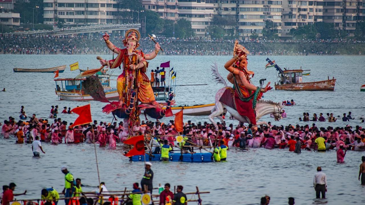 Immerse into grand Ganpati welcome from the streets of South Bombay