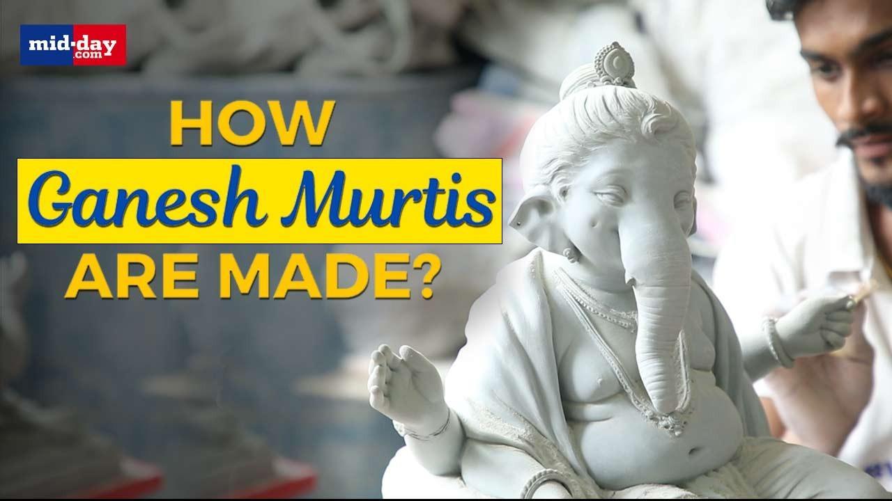 Ganesh Chaturthi 2023: Inside the fascinating Ganpati murti making workshop