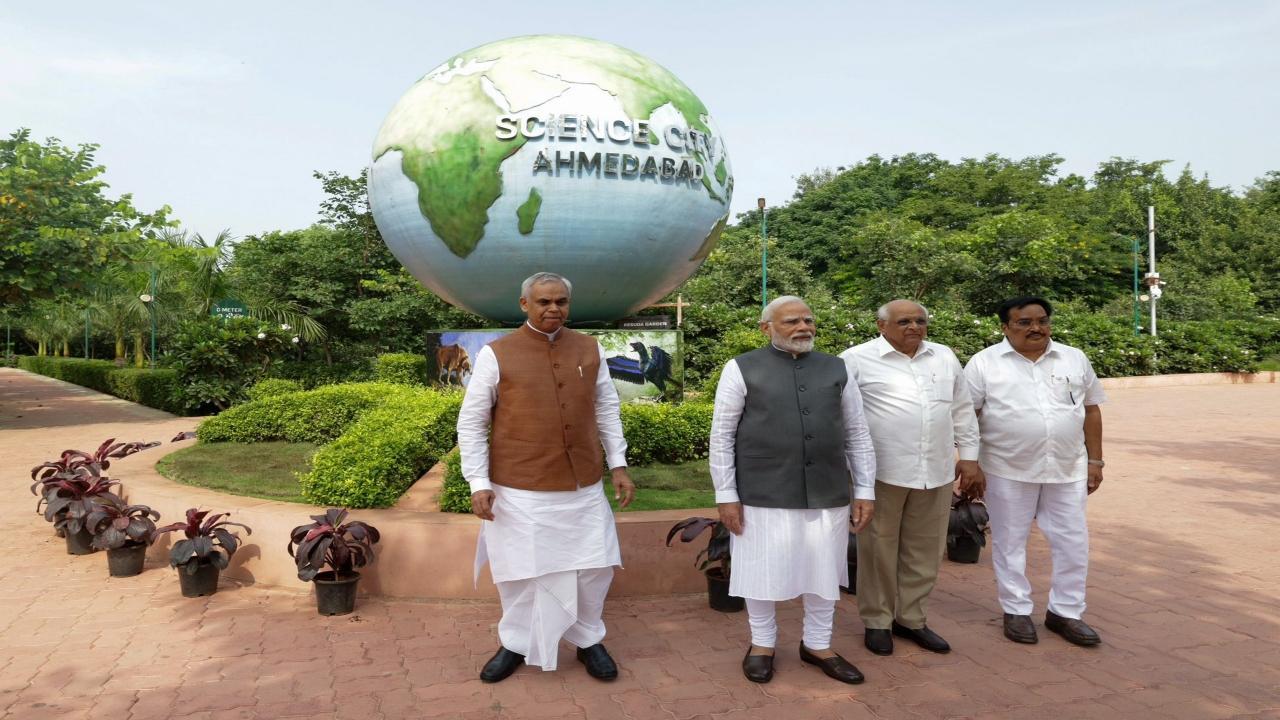 In Pics: PM Modi visits Science City in Ahmedabad