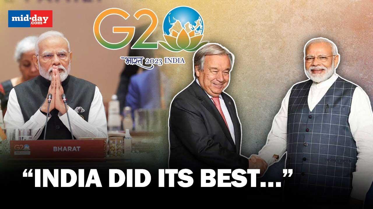 G20 Summit 2023: UN Secy-Gen lauds India’s G20 presidency