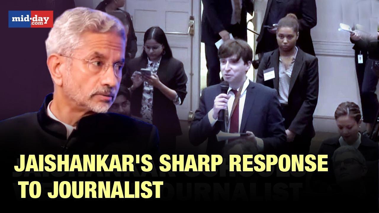 EAM S Jaishankar's sharp response to a journalist's question on Indian democracy