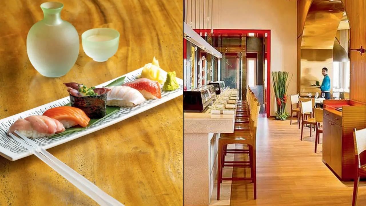 In 2004, he set up Wasabi by Morimoto at The Taj Mahal Palace Hotel, Colaba to introduce the city to the intricacies of Japanese cuisine. In photo: Interiors of Wasabi by Morimoto