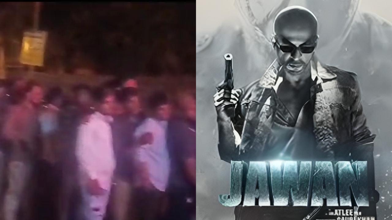 Jawan: Shah Rukh Khan fans camp outside a theatre in Malegaon at 2 AM for Tickets, watch video