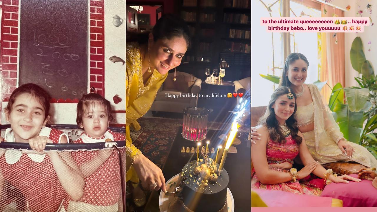 Bollywood diva Kareena Kapoor Khan aka Bebo turned 43 today. The actress has been showered with love by fans, colleagues, friends and family on social media. Read more