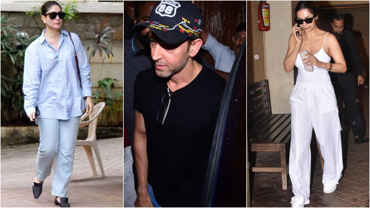 Spotted in the city: Hrithik Roshan, Kareena Kapoor, Malaika Arora and others
