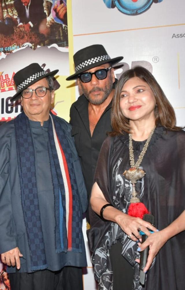  Director Subhash Ghai, Balaram Prasad a.k.a Sanjay Dutt, Ram Kumar Sinha a.k.a Jackie Shroff reunited for the film`s screening on Monday