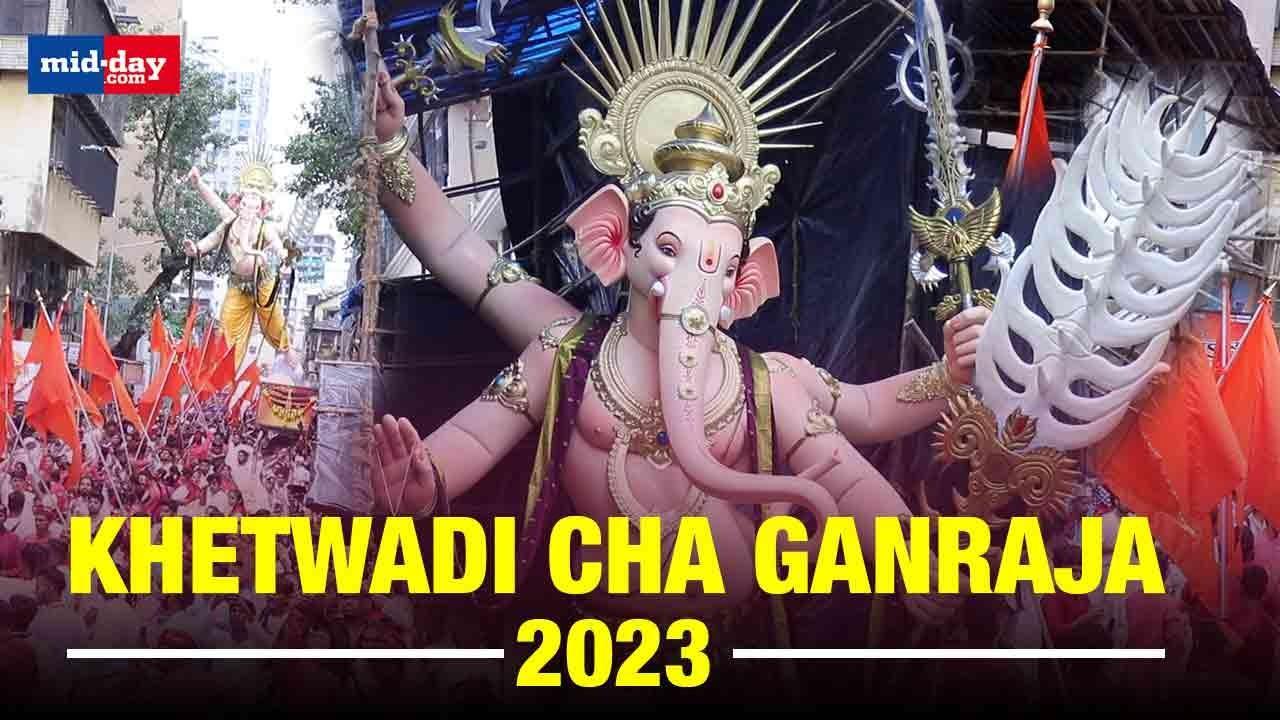 Ganesh Chaturthi 2023: Mumbai welcomes Khetwadi cha Ganraja 