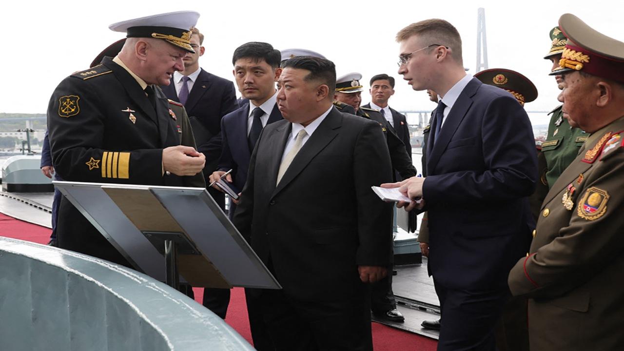 The stop in Vladivostok is Kim’s latest in a tour of Russia that follows his meeting with President Vladimir Putin earlier this week, at which the North Korean leader appeared to endorse Moscow’s war on Ukraine.