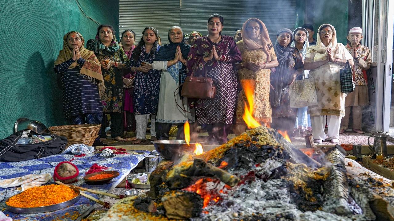 “We feel very happy that the new generations have got connected with our culture as they had not known about this before. A message is also sent across the country that such festivities happen in Kashmir as well,” a Kashmiri pandit said