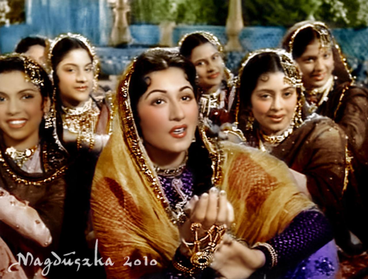 'Mughal-e-Azam' popularized the anarkali outfits, paired with lavish Mughal-inspired jewelry, encapsulating pure grandeur and theatricality. Madhubala's ethereal beauty set a gold standard, and her on-screen style became a sought-after trend that many aspired to replicate.