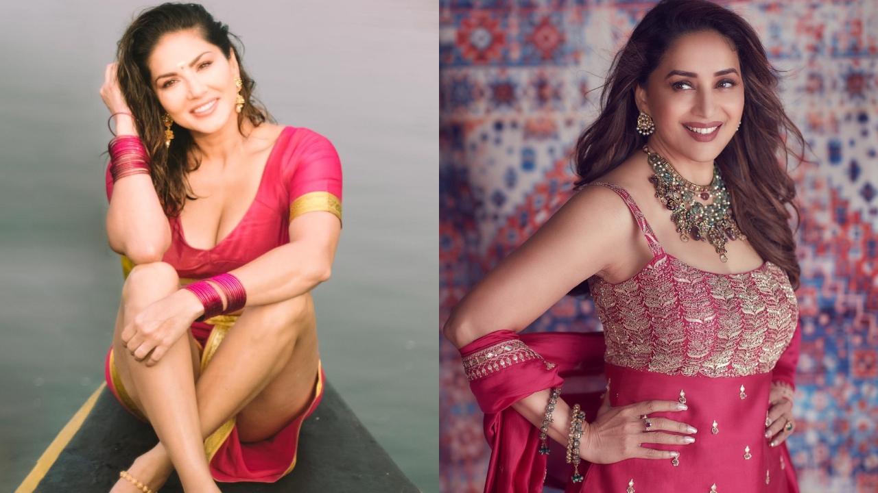 Indian Actres Madhuri Dixxit Fucking Video - Have you heard? Sunny Leone to pay tribute to Madhuri Dixit in her upcoming  film