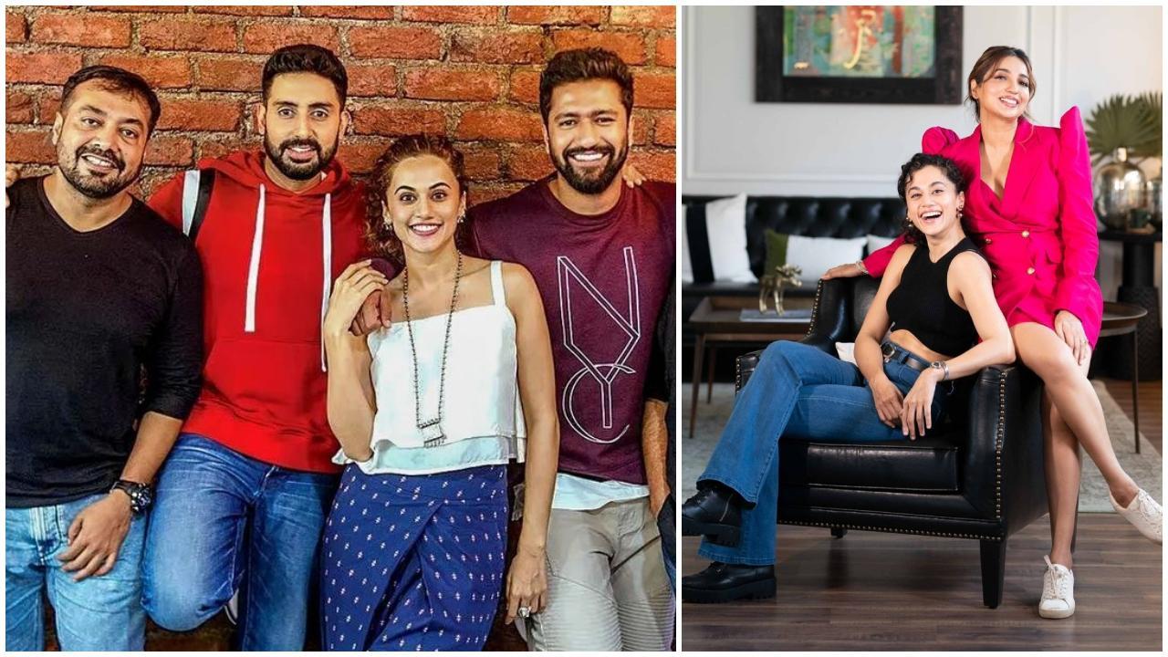 Abhishek Bachchan, Taapsee Pannu celebrate 5 years of Manmarziyaan