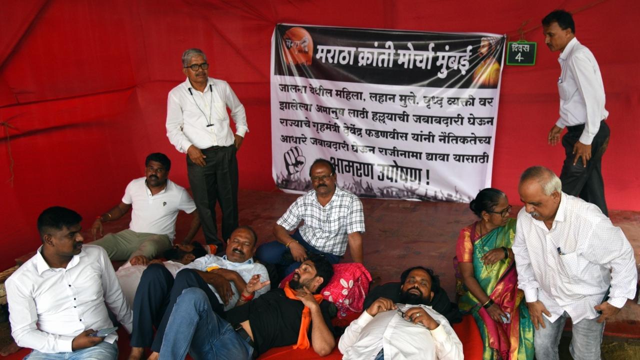 Speaking to reporters from his protest site at Antarwali Sarati village in Jalna district, Jarange said, we are fighting for Maratha reservation and we will get it. The agitations that are taking place across the state should go on, and the agitators should work towards raising support for it