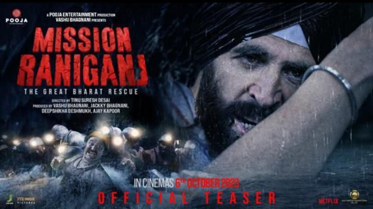 Mission Raniganj Teaser Akshay Kumar saves 65 miners in an epic rescue