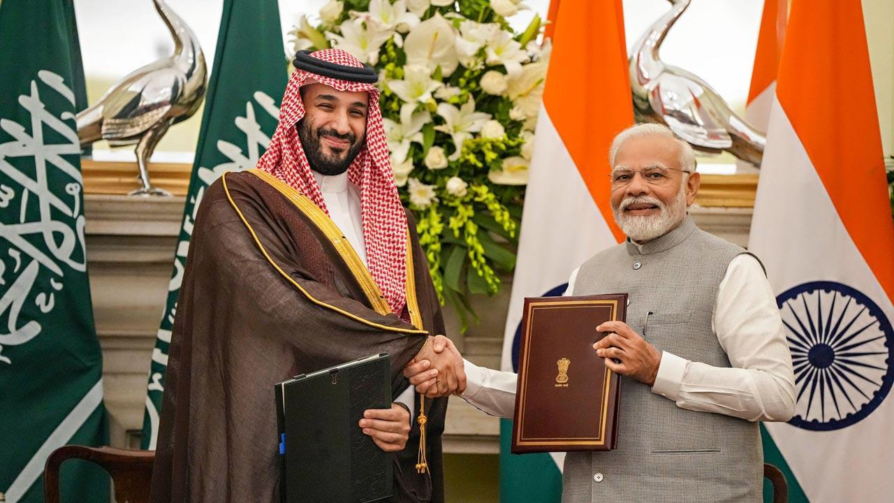PM Modi reviews trade ties with Saudi Arabia Crown Prince in Delhi